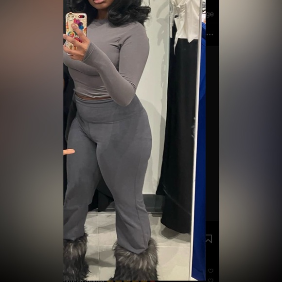 SKIMS Fur Boot Grey size 37 - Picture 9 of 9